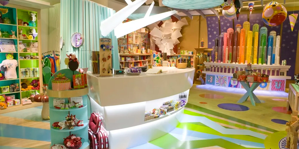 Дизайн детского магазина игрушек и «волшебный» мир для детей